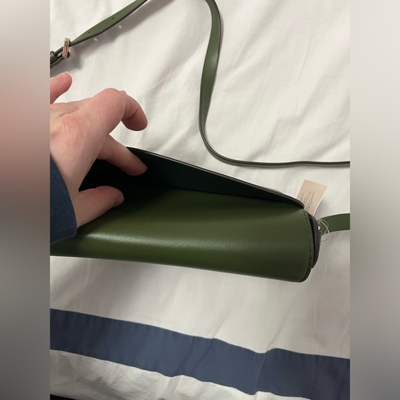 NWT Kate Spade Medium Flap Shoulder Bag Nadine in Sapling - Picture 10 of 12